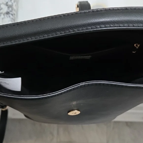 a new day Black Crossbody Bag with Gold Accent - Picture 2 of 3